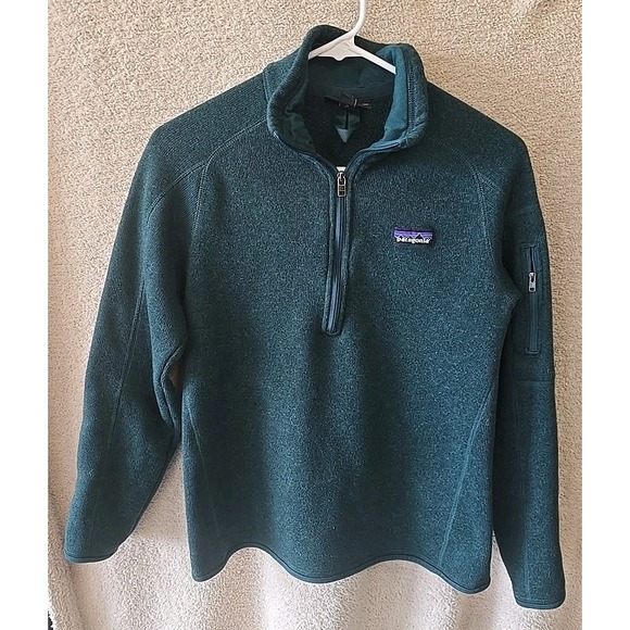 Patagonia Jackets & Blazers - Patagonia Better Sweater Womens Med Green 1/4 Zip Pullover Outdoor Fleece